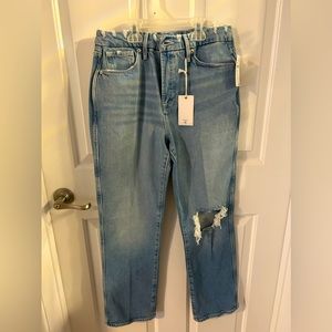 Good American size 6/28 good curve straight jeans